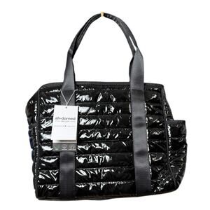 Ah-dorned Puffer Purse Shoulder Bag Glossy NWT Crossbody